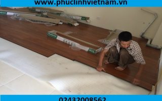 Khâu chuẩn bị mặt bằng trong quá trình lắp đặt sàn gỗ