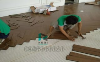 Giá thi công sàn gỗ
