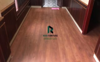 Sàn nhựa giả gỗ có keo dán tại tỉnh Ninh Thuận
