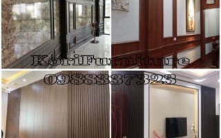 Tấm ốp tường gỗ tại Tuyên Quang