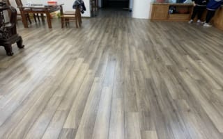 Thi công sàn nhựa giả gỗ tại tỉnh Khánh Hòa