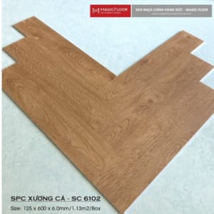 Sàn Nhựa Xương Cá Magic Floor SC 6102