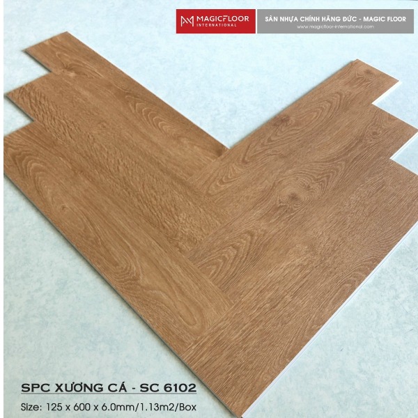Sàn nhựa xương cá magic SC 6103