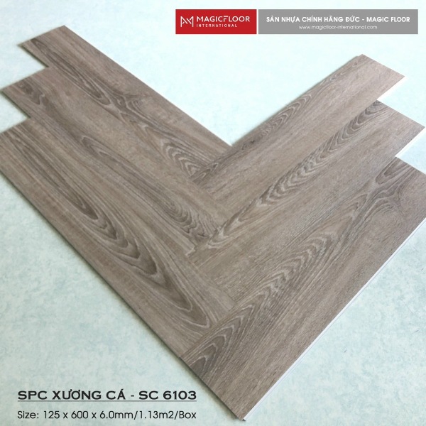 Sàn nhựa xương cá Magic SC 6103