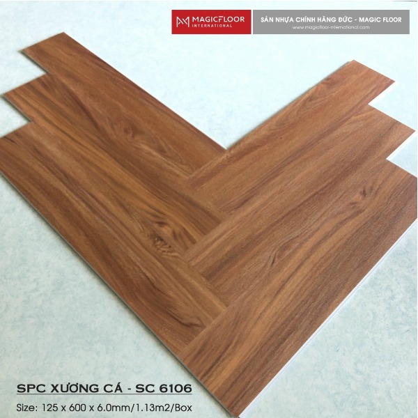 Sàn nhựa xương cá Magic SC 6106