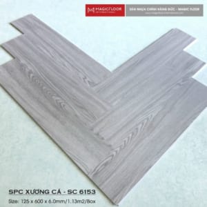 Sàn Nhựa Xương Cá Magic Floor SC 6153
