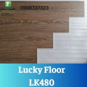 Sàn Nhựa Hèm Khoá Lucky Floor LK480