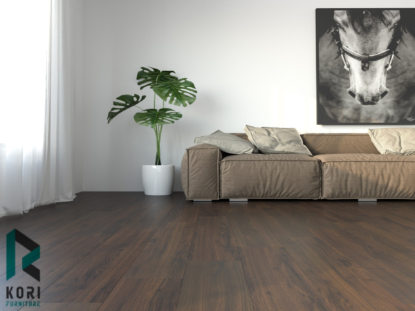 Sàn gỗ Baniva cho không gian sang trọng.