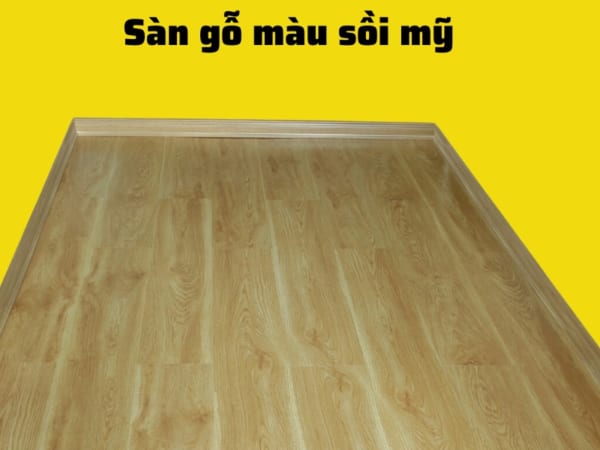 sàn gỗ màu sồi mỹ