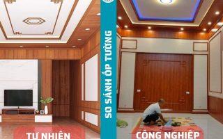 So Sánh Vật liệu Ốp Tường Gỗ tự Nhiên, Công Nghiệp + [Nên Chọn Loại Nào?]