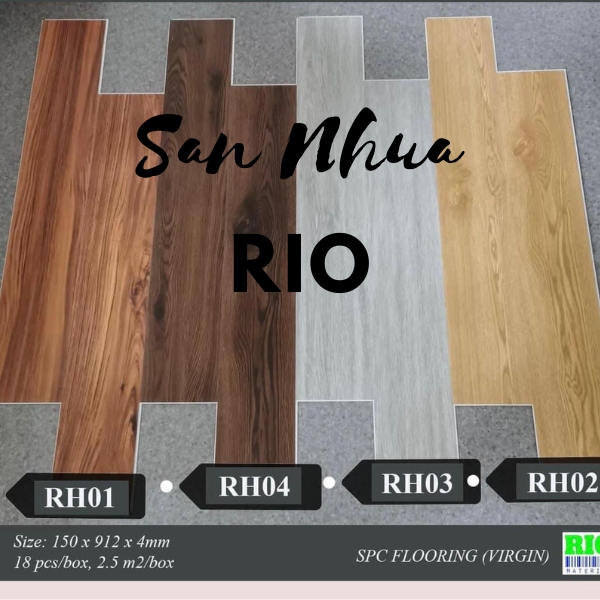 Mẫu sàn nhựa Rio