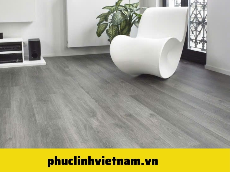 Sàn nhựa màu xám