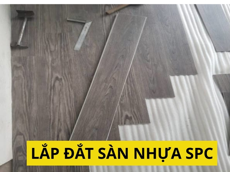 Lắp đặt sàn nhựa hèm khóa