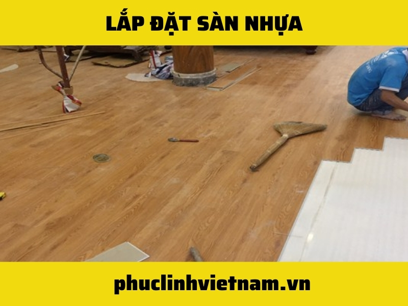 lắp đặt sàn nhựa
