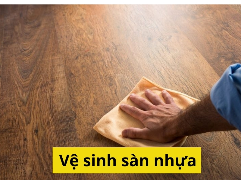 cách vệ sinh sàn nhựa
