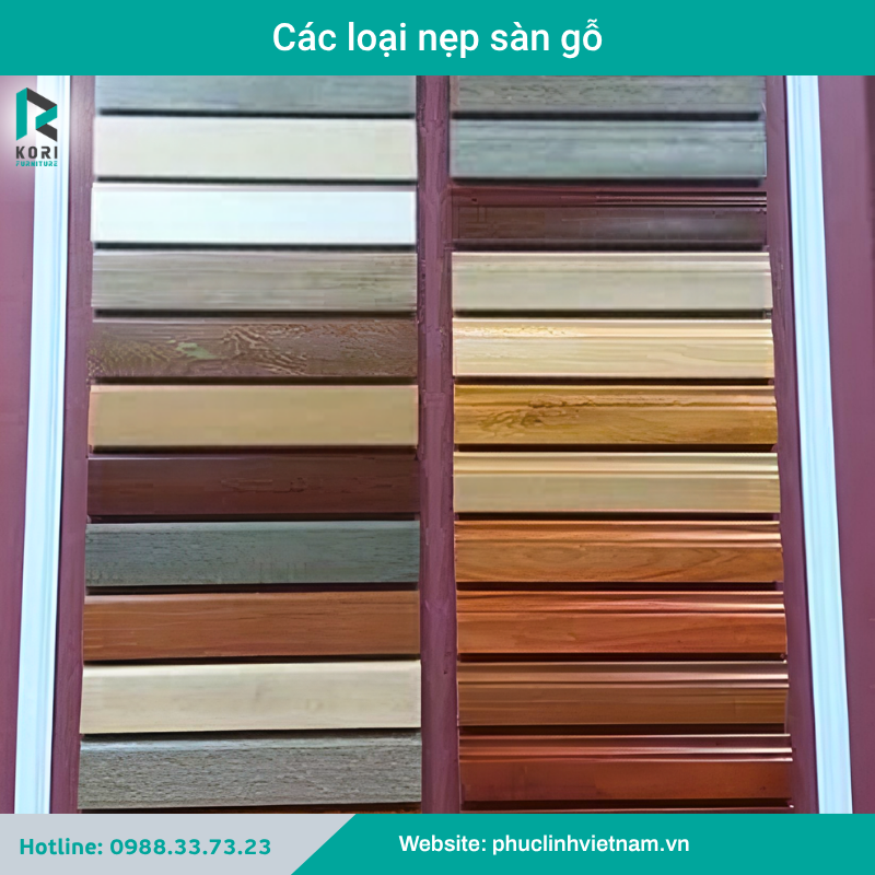 Các loại nẹp sàn gỗ