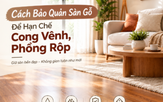 Cách Bảo Quản Sàn Gỗ: 10 Cách Hạn Chế Cong Vênh, Phồng Rộp