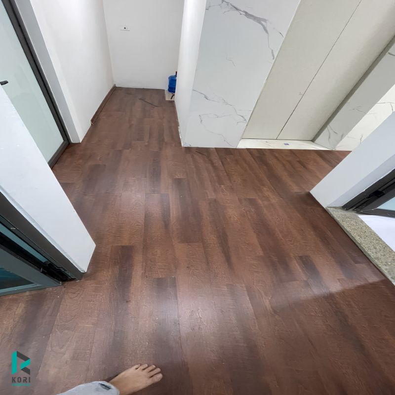 Hình ảnh công trình lát sàn gỗ công nghiệp 