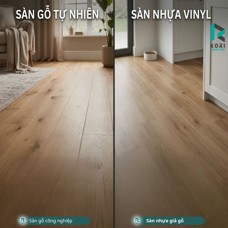 Nên chọn sàn gỗ công nghiệp hay sàn nhựa giả gỗ