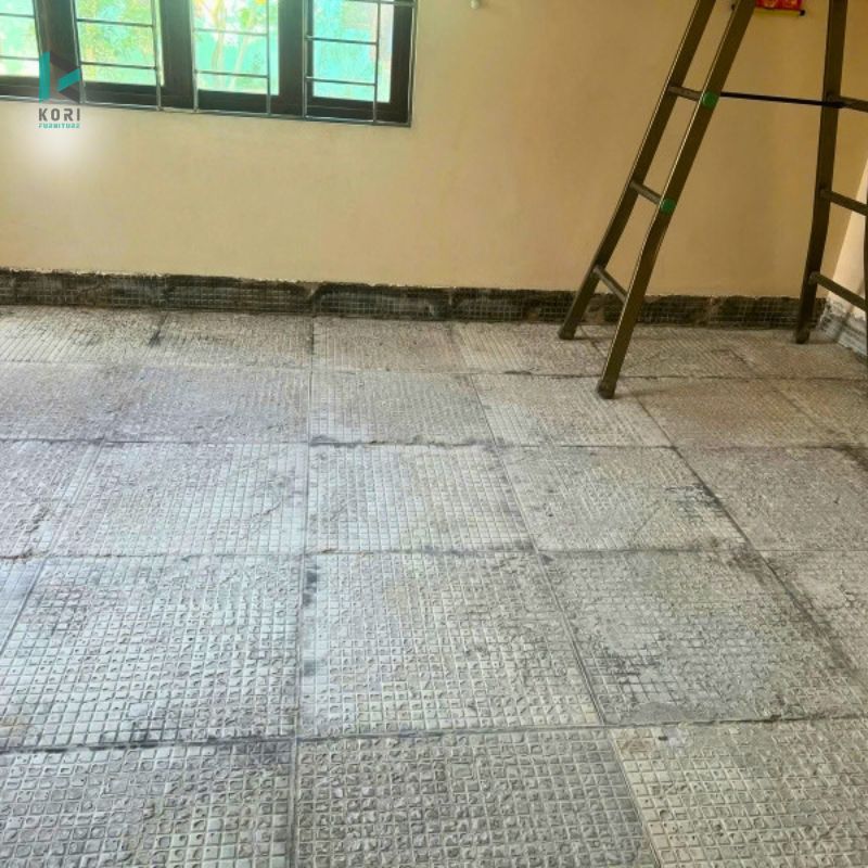 Xử lý nền nhà trước khi lát sàn 